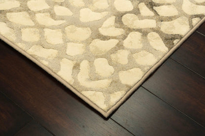 Eclipse Contemporary Ivory Modern Medium Pile Rug
