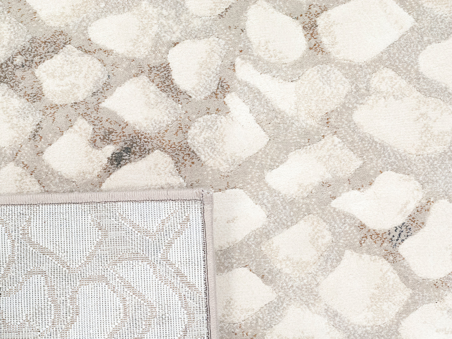 Eclipse Contemporary Ivory Modern Medium Pile Rug