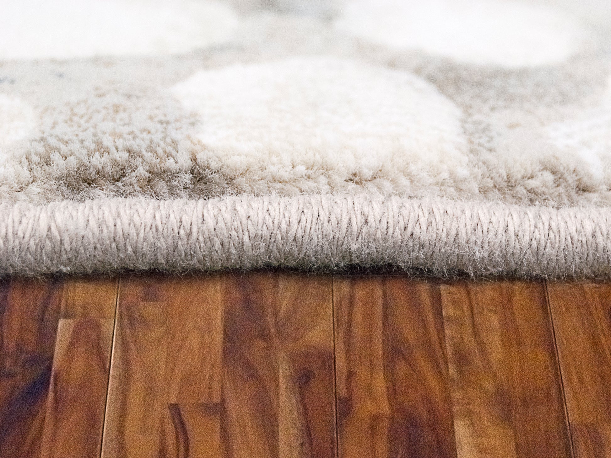 Eclipse Contemporary Ivory Modern Medium Pile Rug