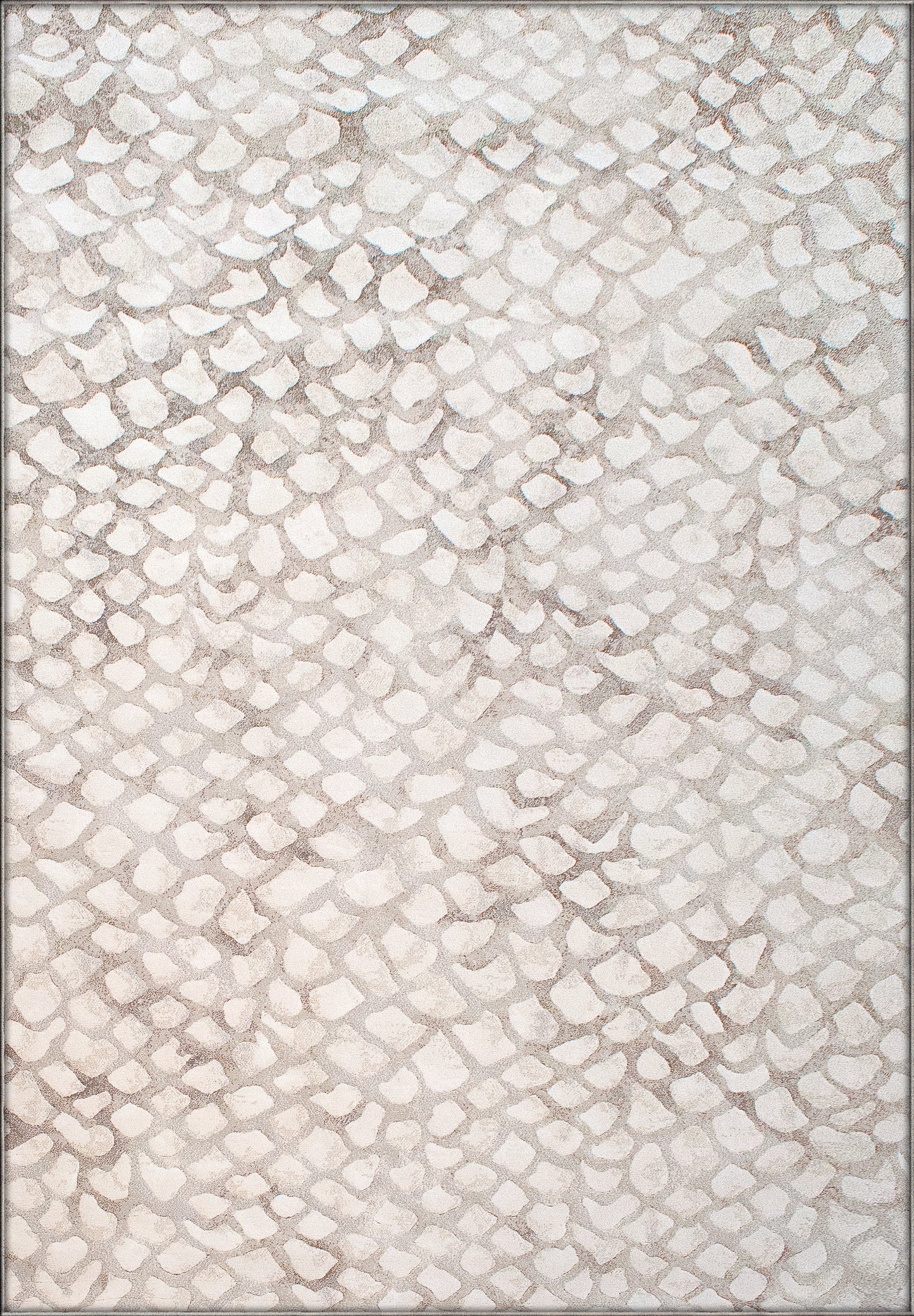 Eclipse Contemporary Ivory Modern Medium Pile Rug