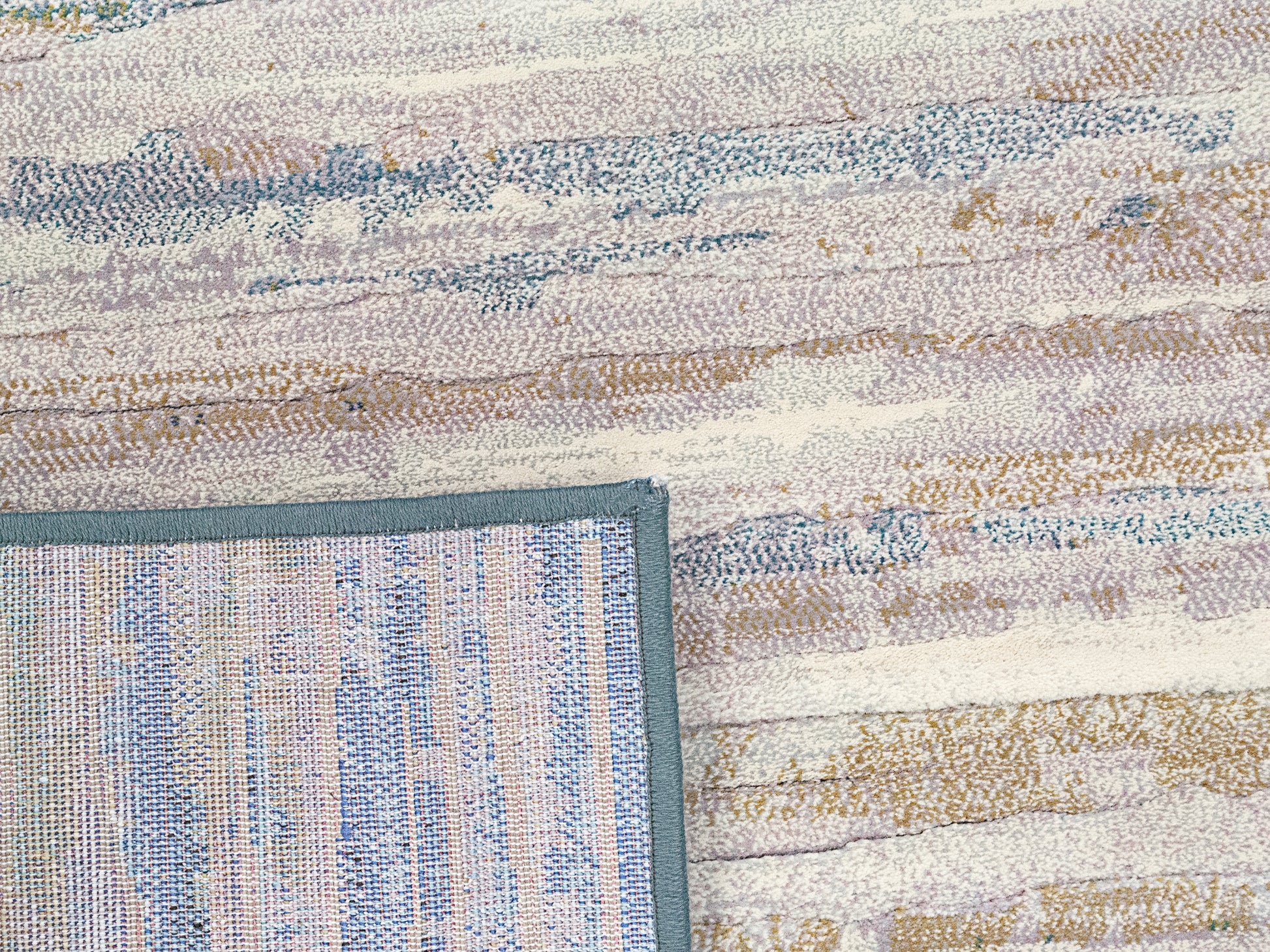 Eclipse Contemporary Blue/Grey Modern Medium Pile Rug