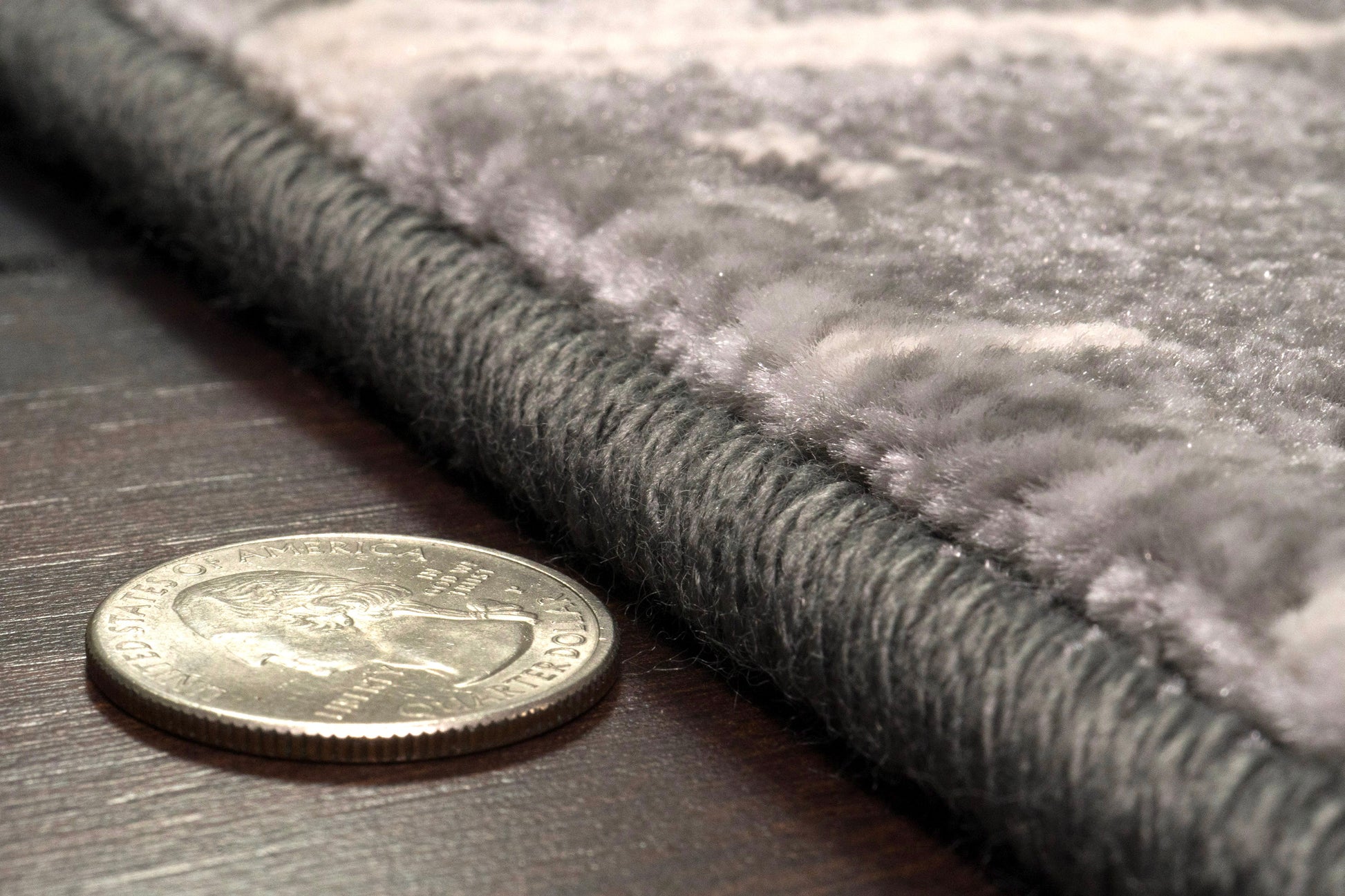 Eclipse Contemporary Grey Modern Medium Pile Rug