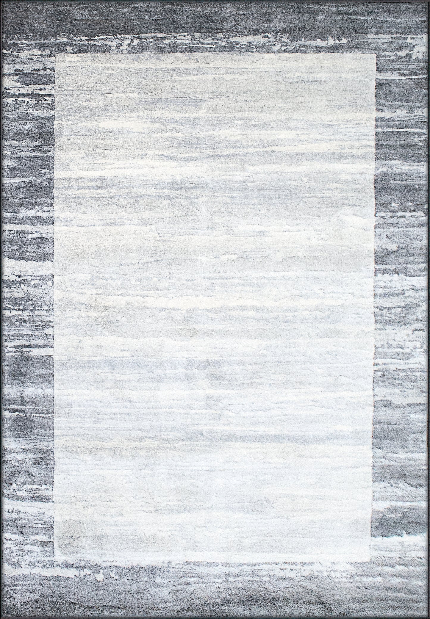 Eclipse Contemporary Grey Modern Medium Pile Rug