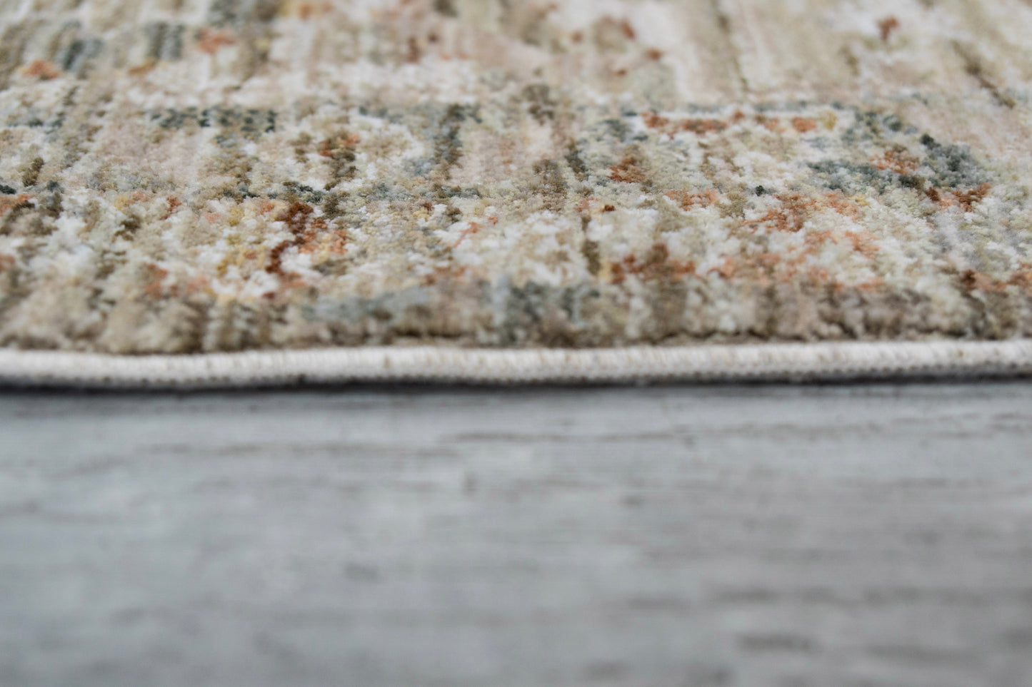 Flare Traditional Beige/Grey/Ivory Medallion Low Pile Rug
