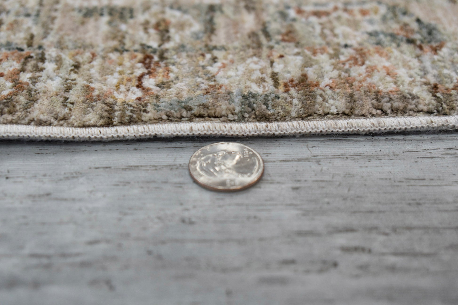 Flare Traditional Beige/Grey/Ivory Medallion Low Pile Rug