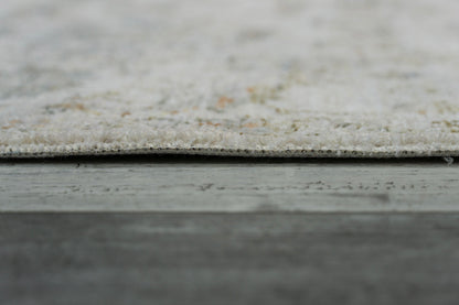 Flare Traditional Beige/Blue Floral Low Pile Rug