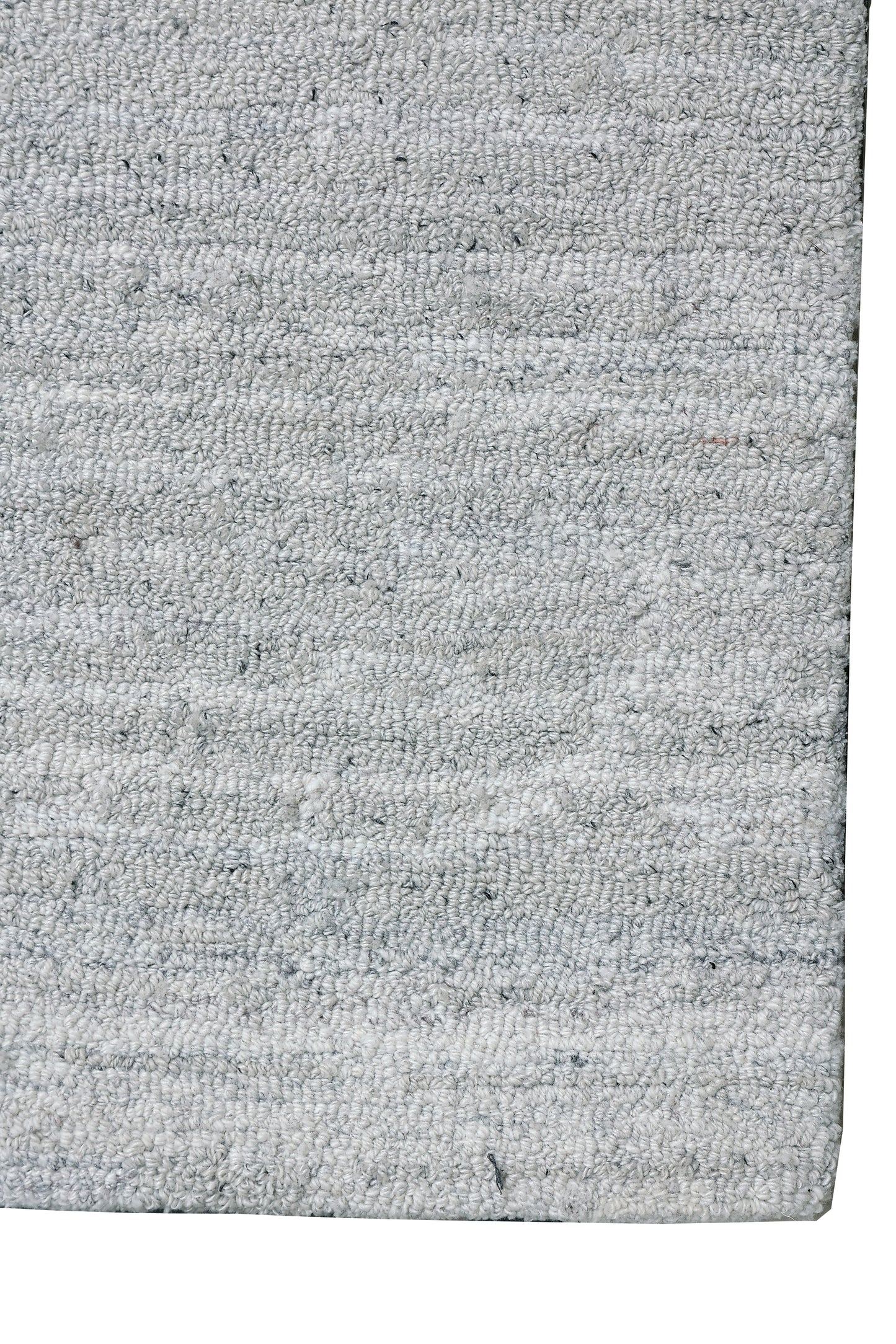 Forever Modern White/Silver Striped Low Pile Rug