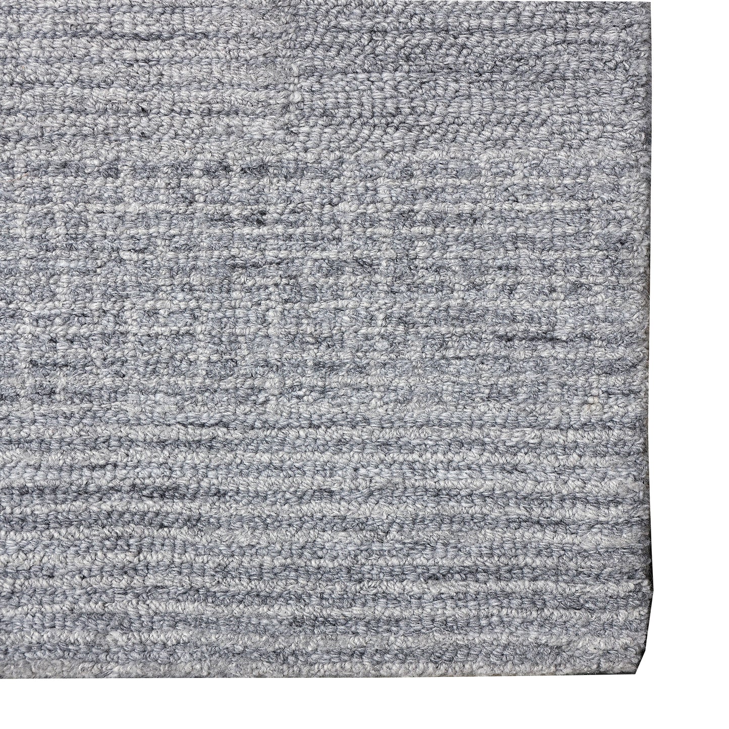 Forever Modern Light Grey/Silver Geometric Low Pile Rug