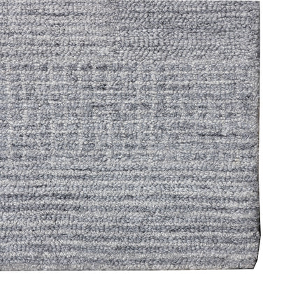 Forever Modern Light Grey/Silver Geometric Low Pile Rug