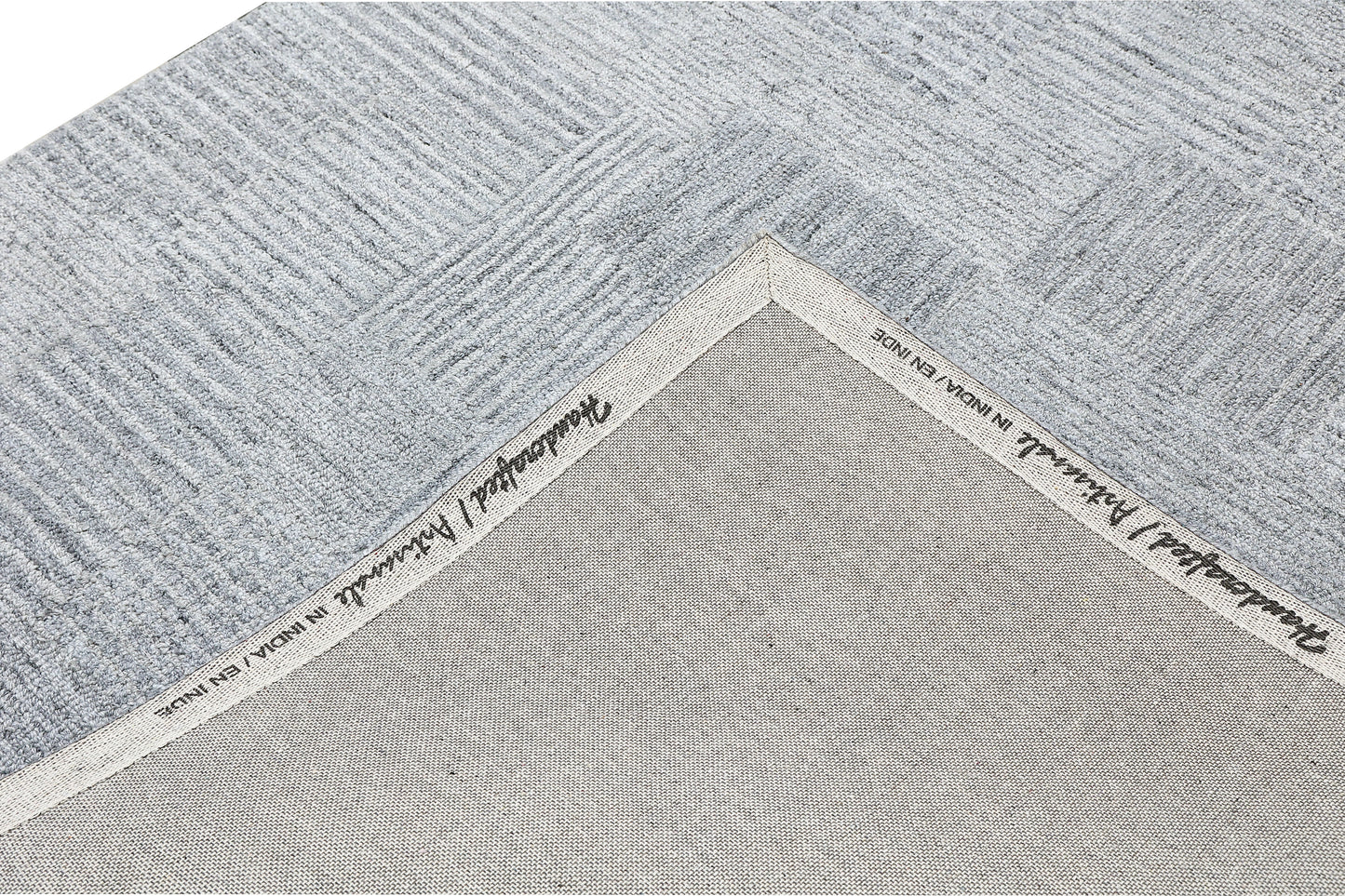 Forever Modern Light Grey/Silver Geometric Low Pile Rug
