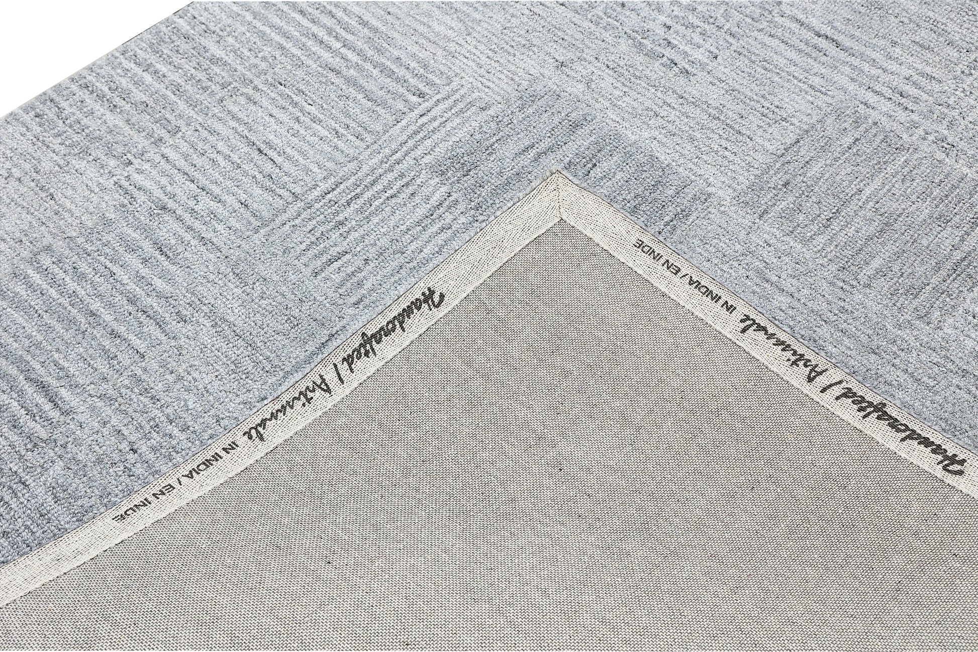 Forever Modern Light Grey/Silver Geometric Low Pile Rug