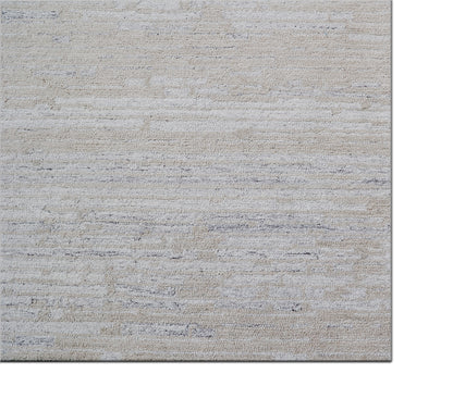 Forever Modern Light Beige Striped Low Pile Rug