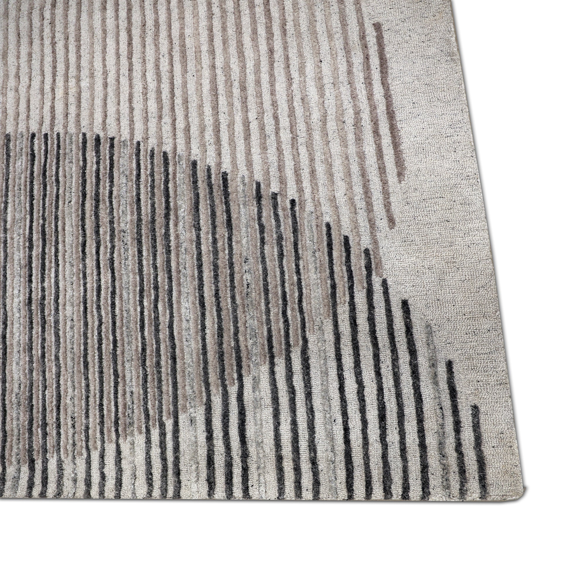 Forever Modern Silver/Grey Geometric Low Pile Rug