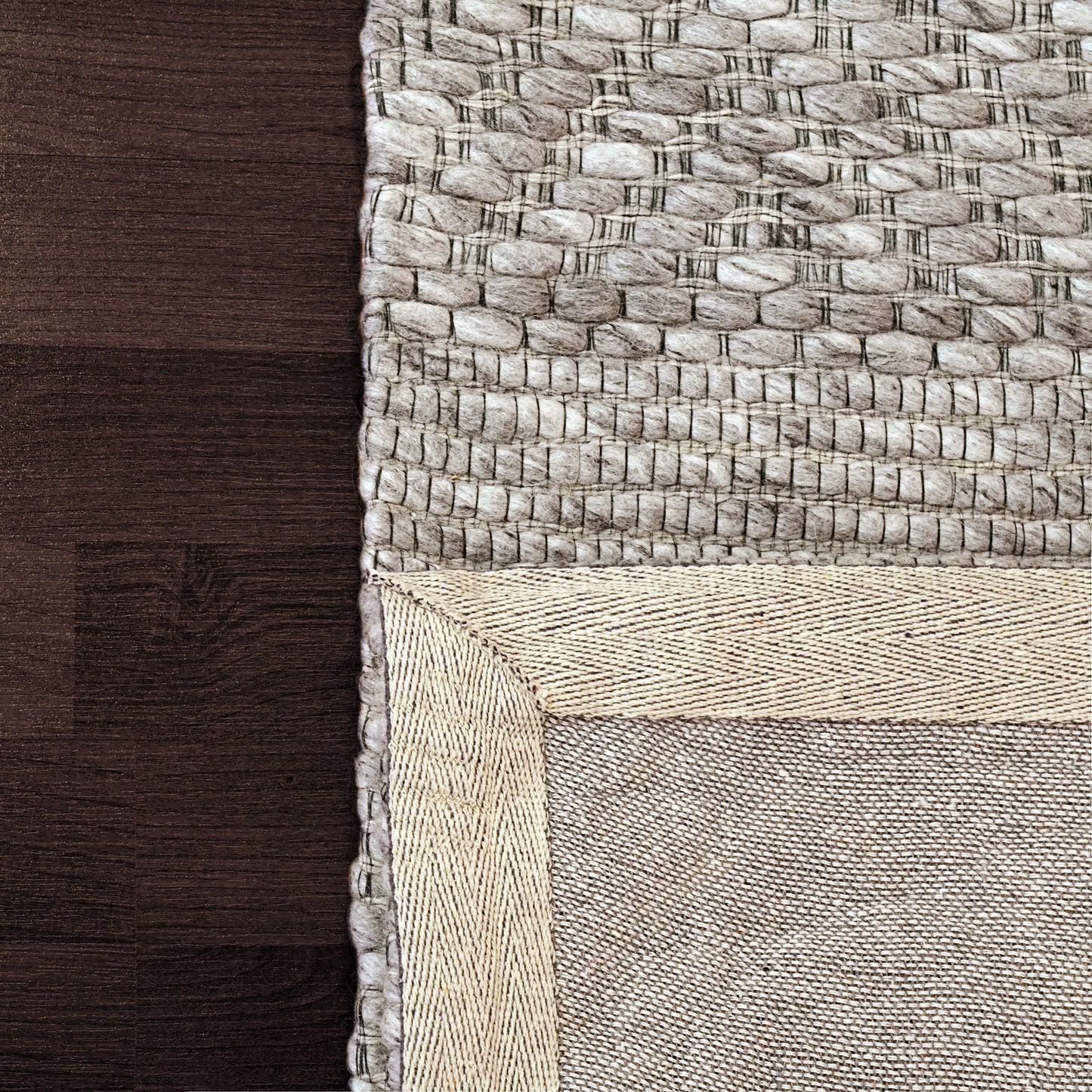 Grove Contemporary Grey Striped Medium Pile Rug