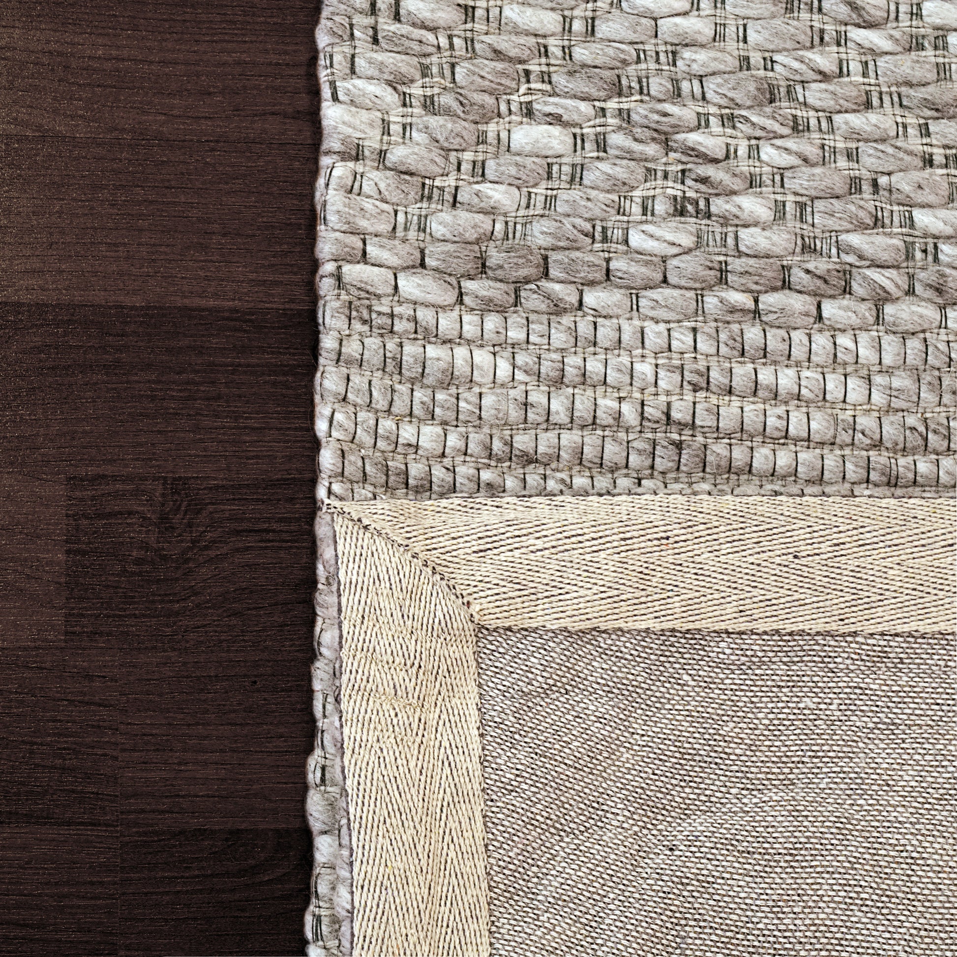 Grove Contemporary Grey Striped Medium Pile Rug