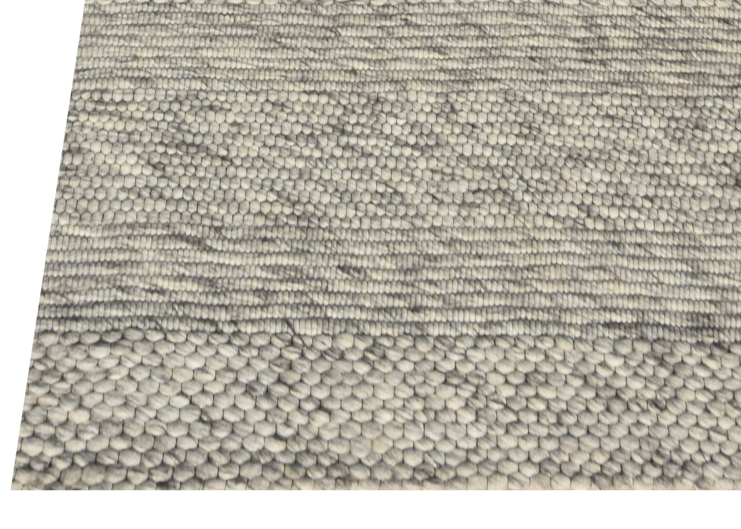 Grove Modern Light Grey Striped Medium Pile Rug
