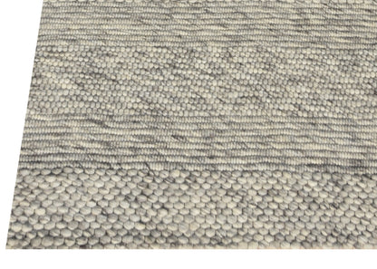 Grove Modern Light Grey Striped Medium Pile Rug