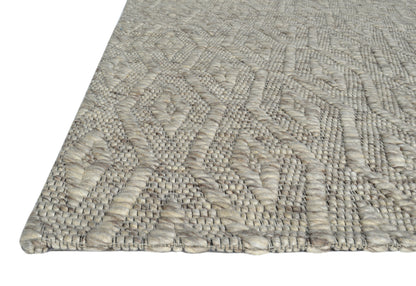Grove Contemporary Mix Grey Geometric Medium Pile Rug