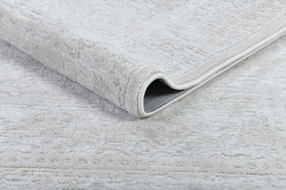 Hamilton Traditional Ivory/Grey Medallion Medium Pile Rug