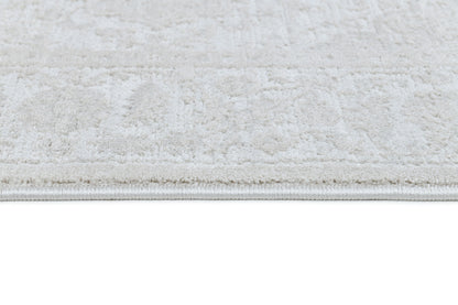 Hamilton Traditional Ivory/Grey Medallion Medium Pile Rug