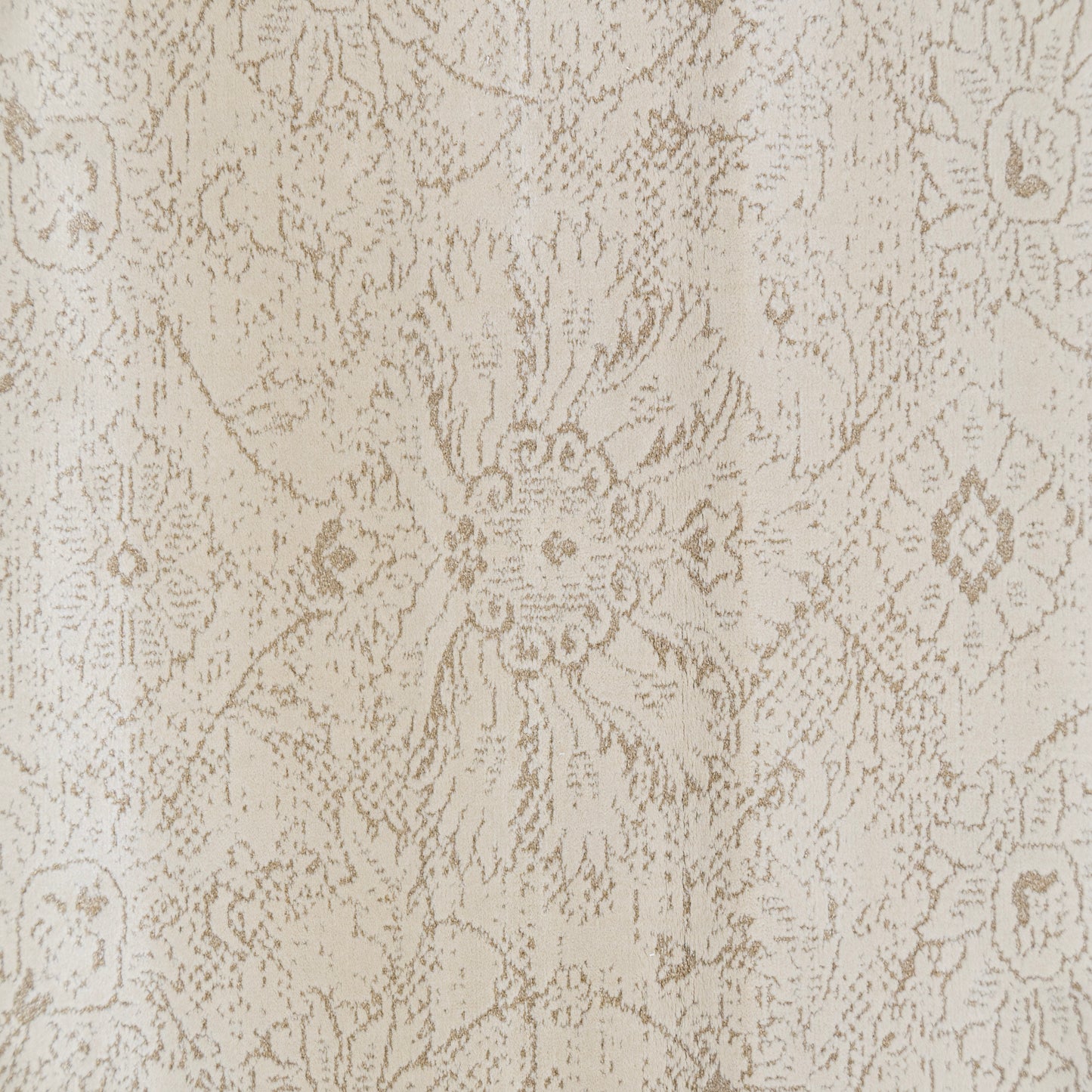 Harmony Contemporary Beige/Ivory Damask Medium Pile Rug