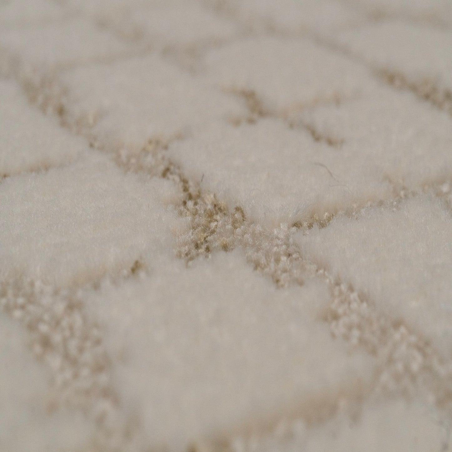 Harmony Contemporary Ivory/Beige Geometric Medium Pile Rug