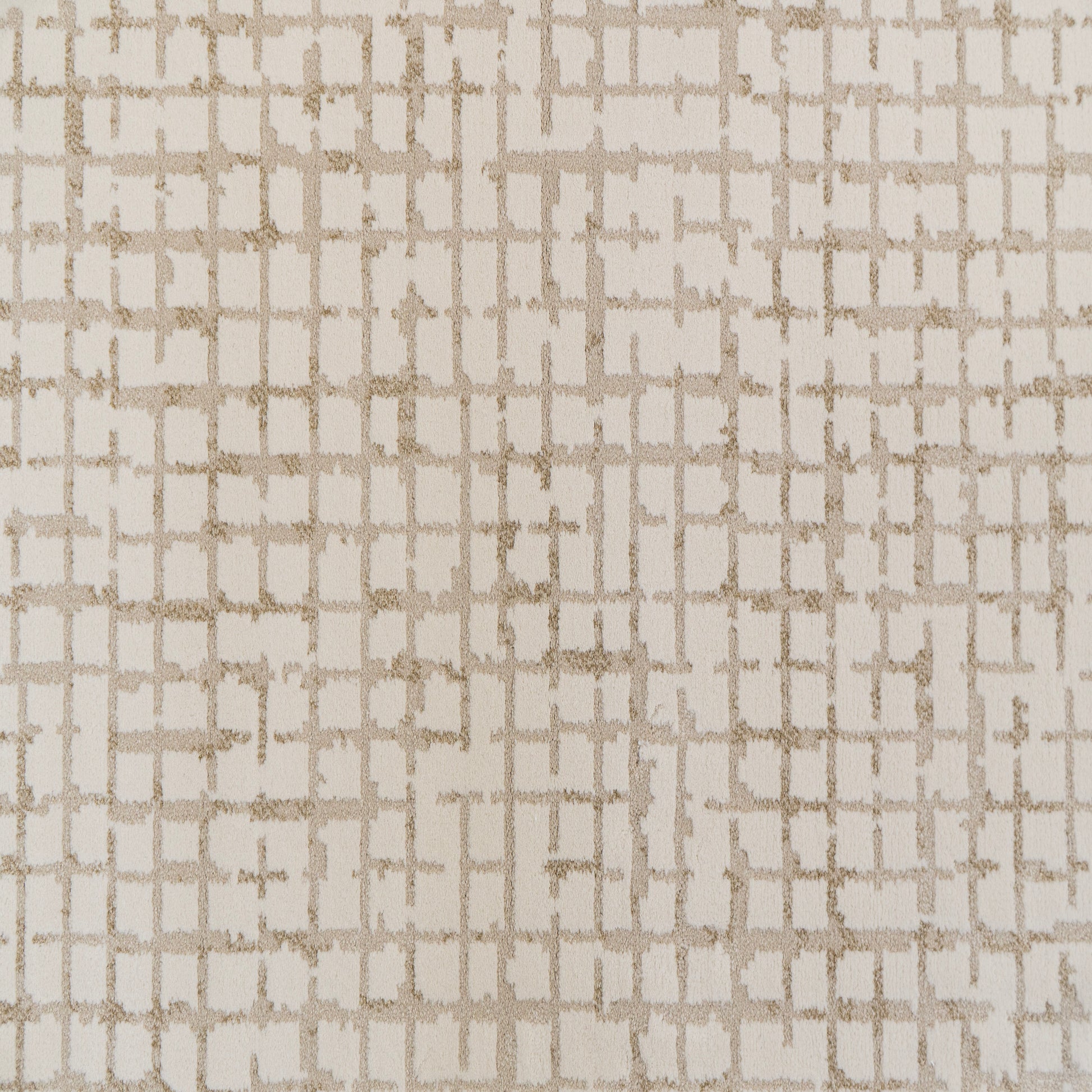 Harmony Contemporary Ivory/Beige Geometric Medium Pile Rug