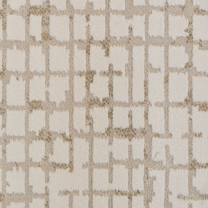 Harmony Contemporary Ivory/Beige Geometric Medium Pile Rug