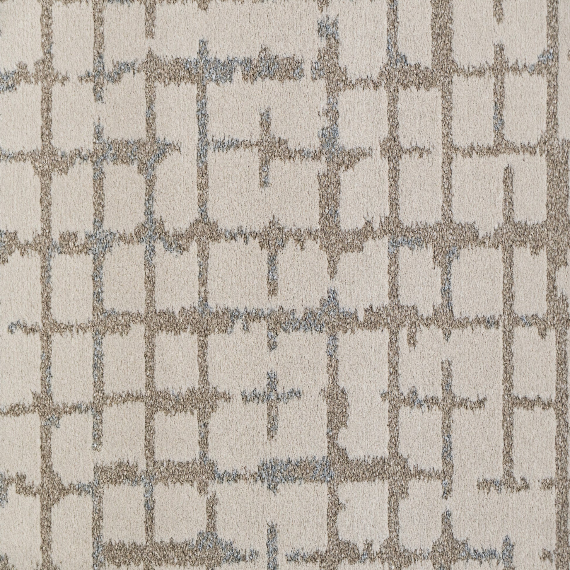 Harmony Contemporary Beige/Grey Geometric Medium Pile Rug