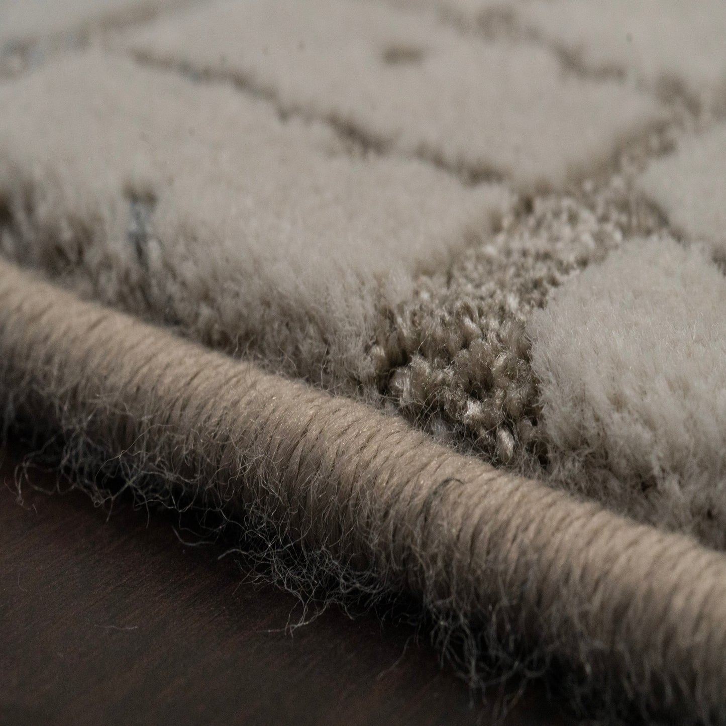 Harmony Contemporary Beige/Grey Geometric Medium Pile Rug