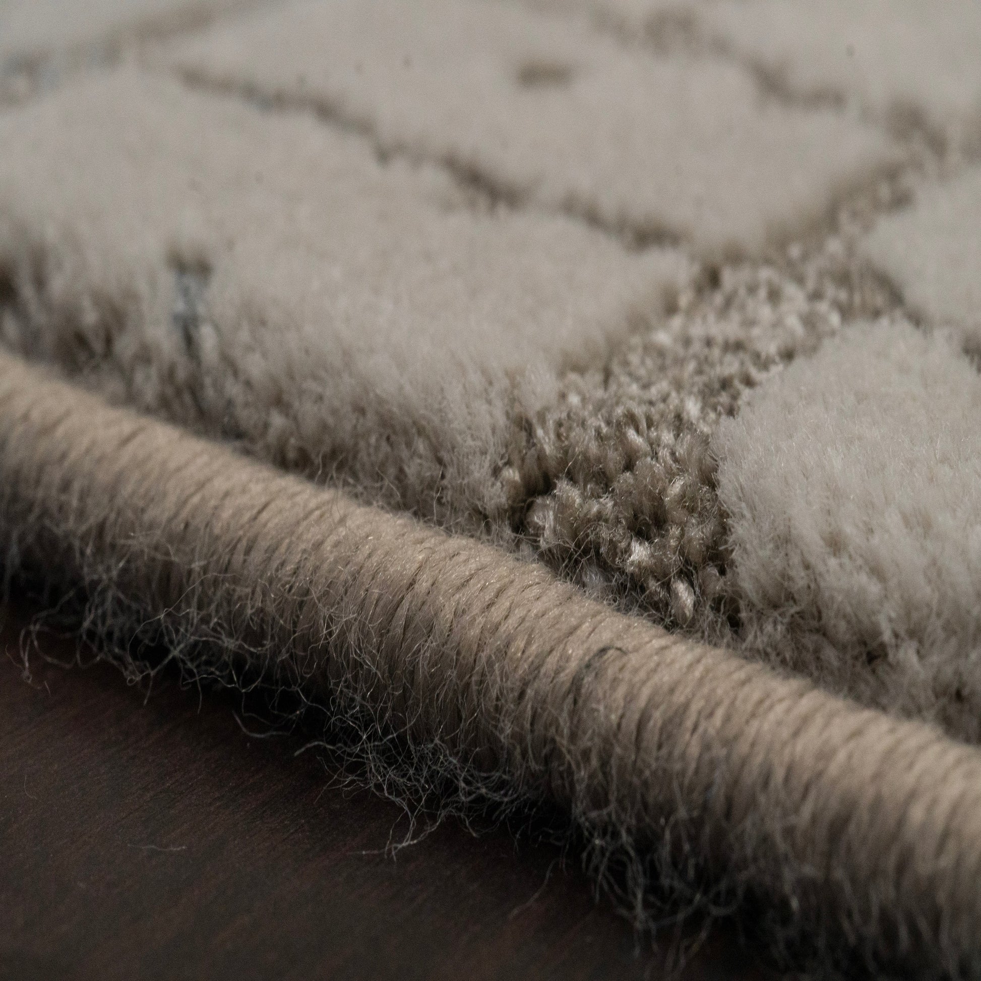 Harmony Contemporary Beige/Grey Geometric Medium Pile Rug