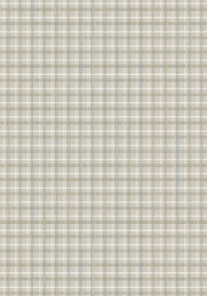Harmony Contemporary Beige/Grey Plaid Medium Pile Rug