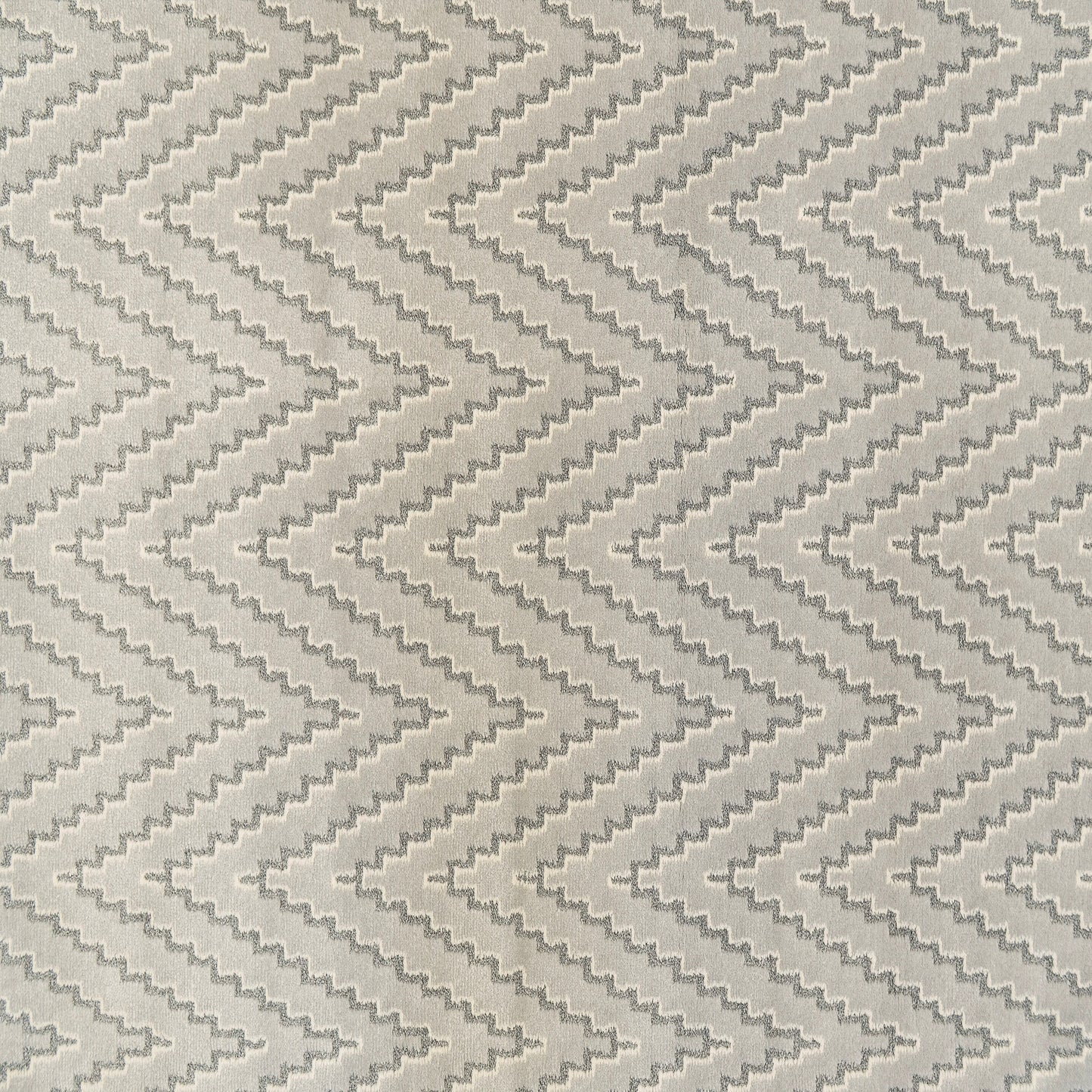 Harmony Contemporary Ivory/Blue Chevron Medium Pile Rug