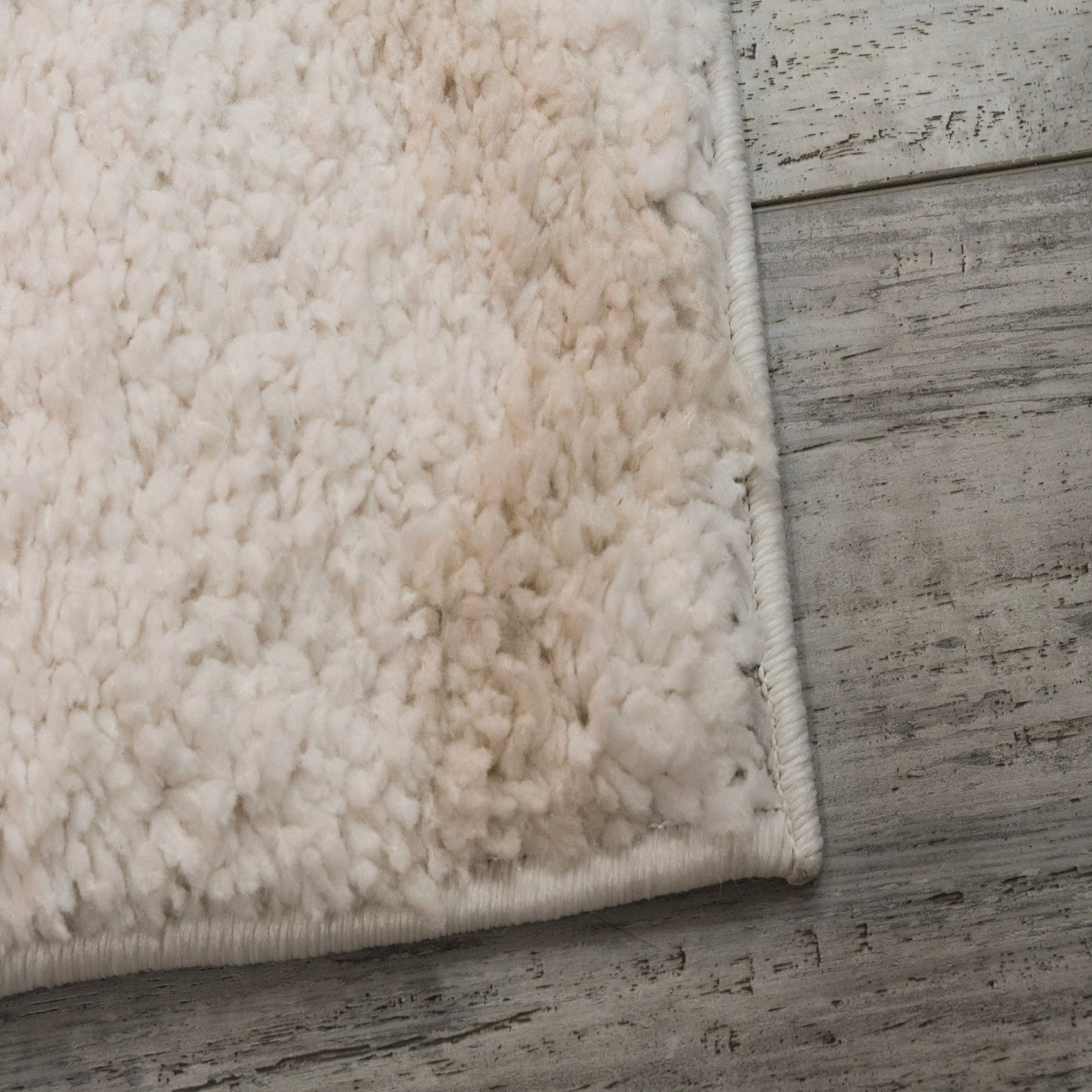 Haven Modern Ivory/Beige Geometric Shag Rug