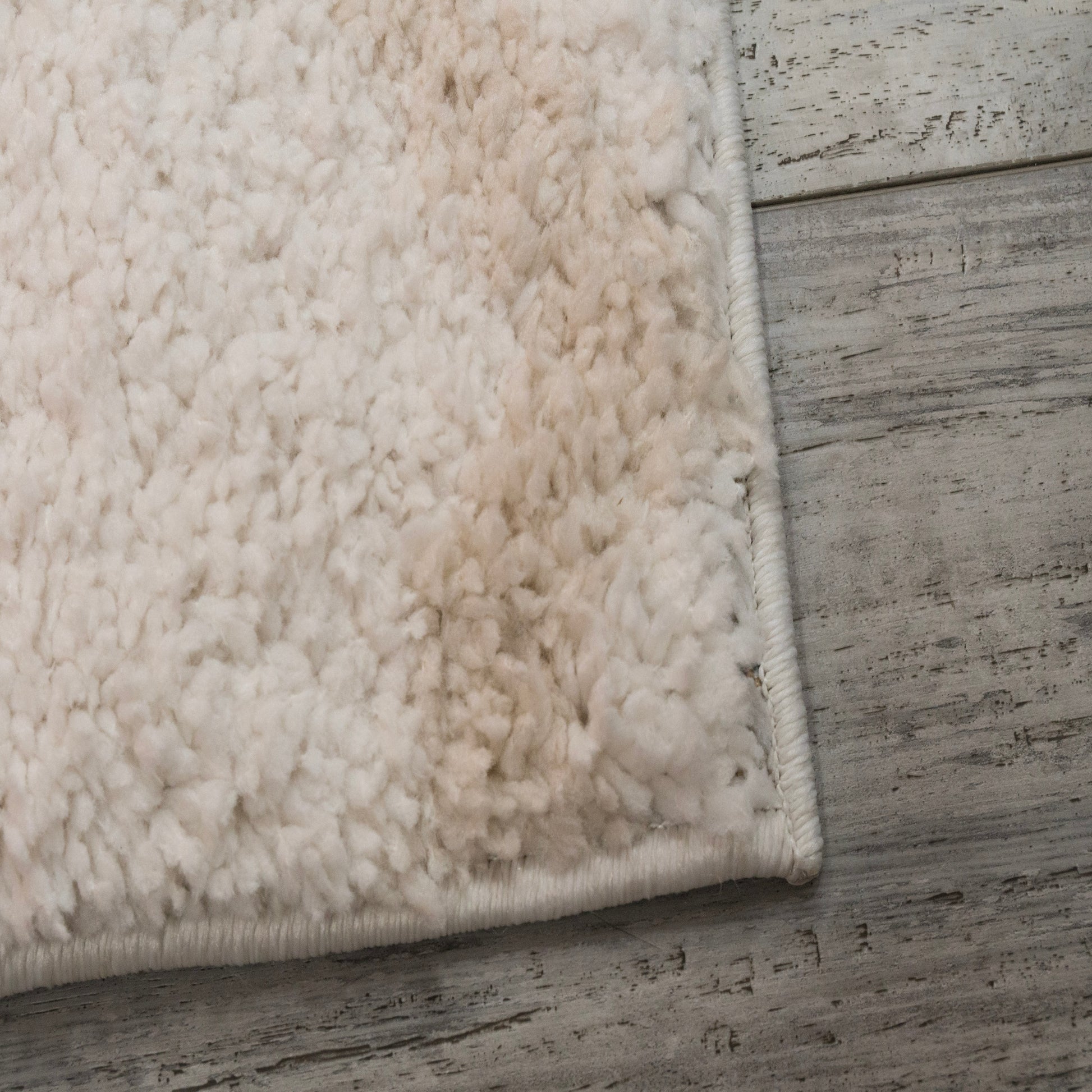 Haven Modern Ivory/Beige Geometric Shag Rug