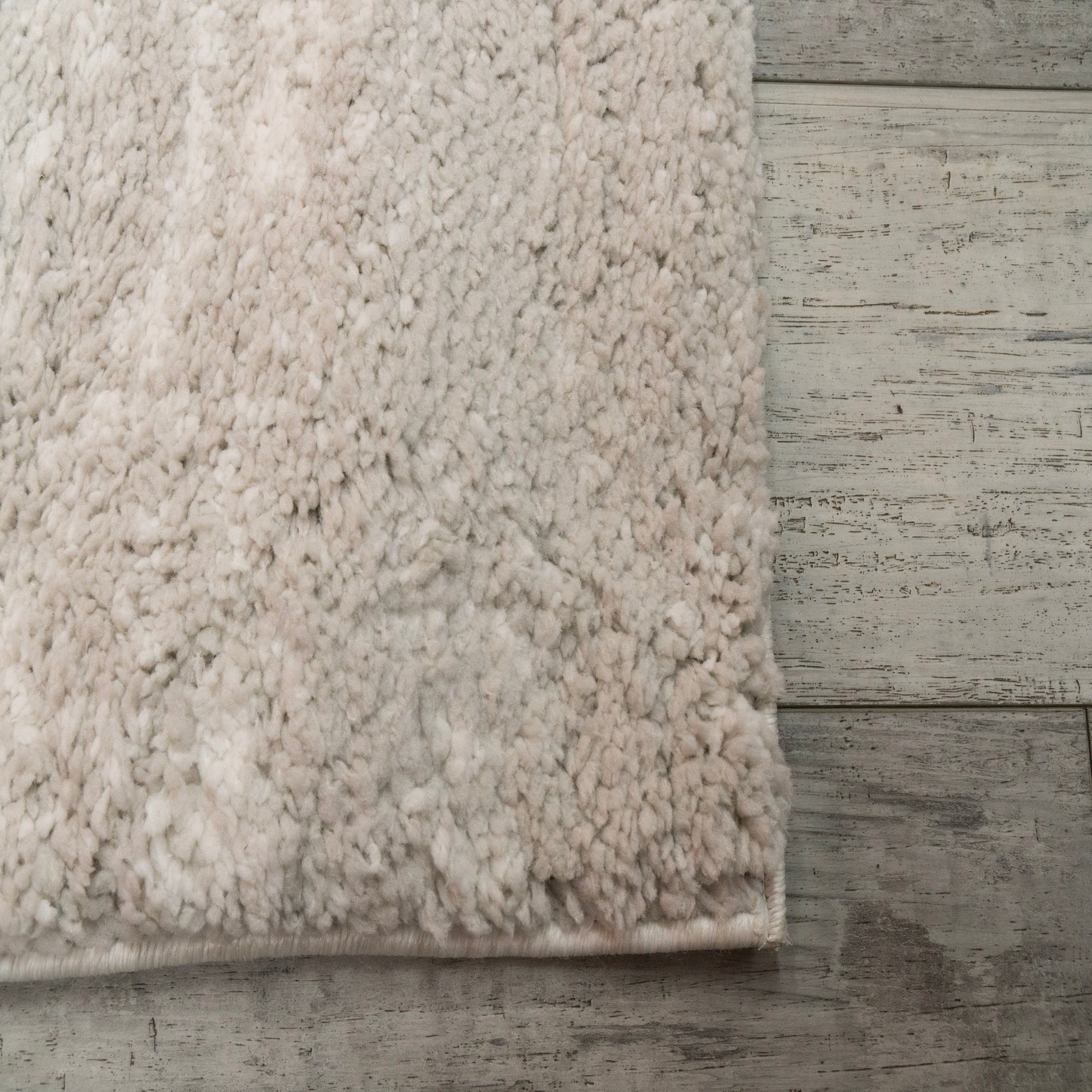 Haven Modern Grey Solid Shag Rug