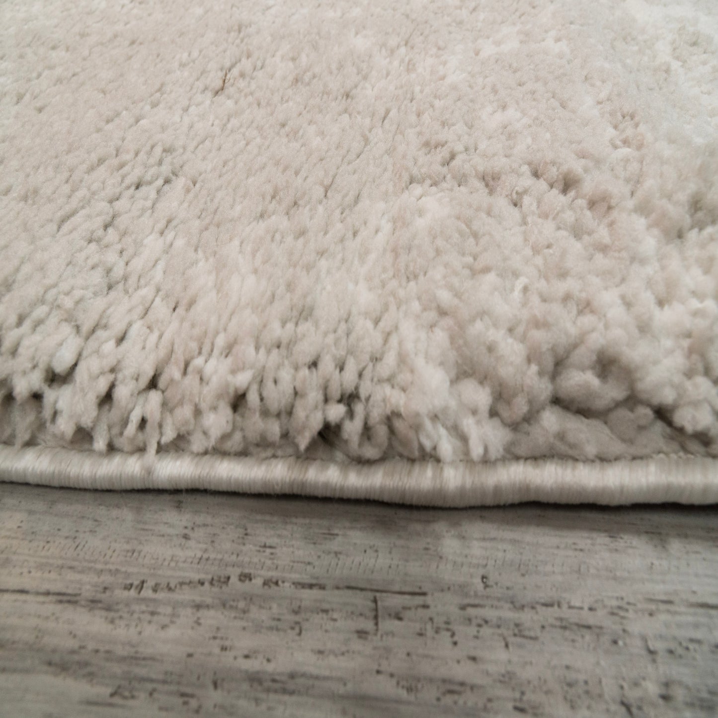 Haven Modern Grey Solid Shag Rug