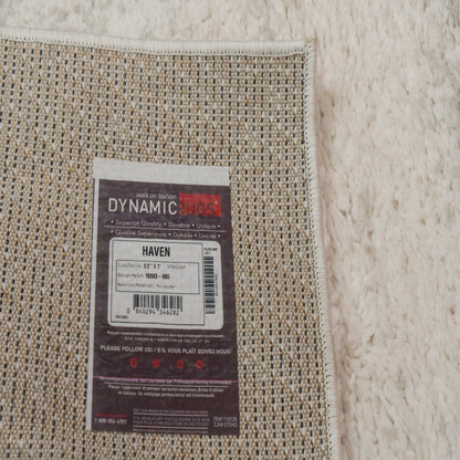 Haven Modern Grey Solid Shag Rug