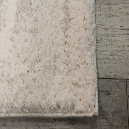 Haven Modern Grey Solid Shag Rug
