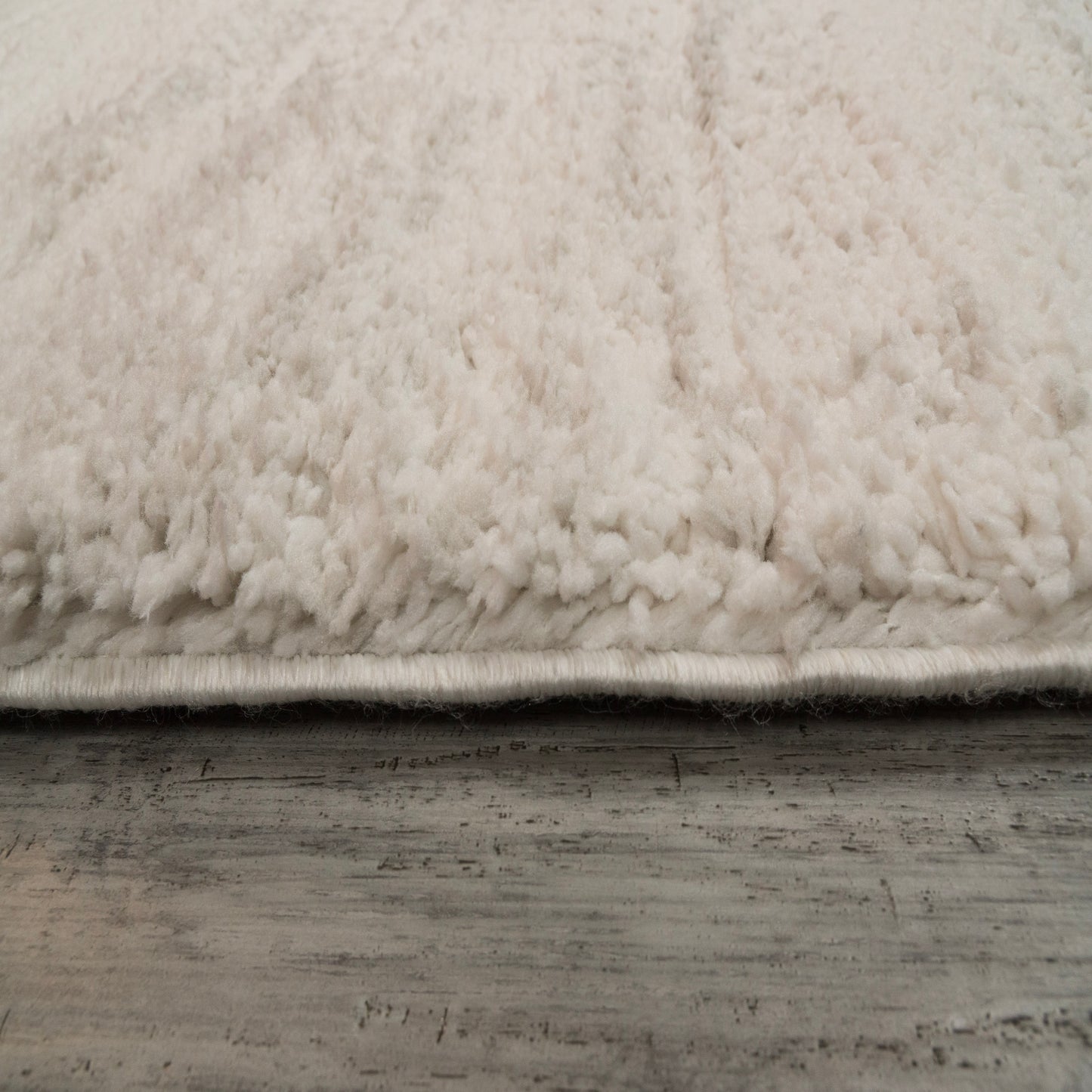 Haven Modern Grey Solid Shag Rug