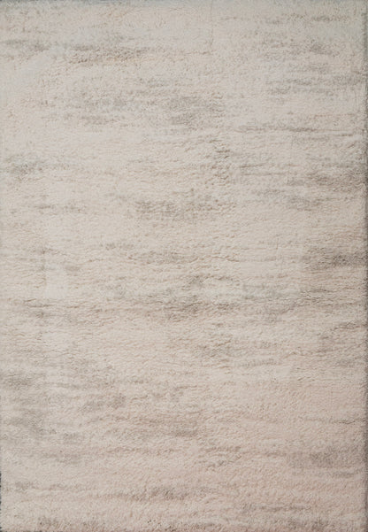Haven Modern Grey Solid Shag Rug
