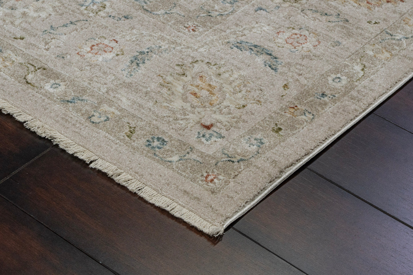 Hudson Traditional Beige Oriental High-Low Rug