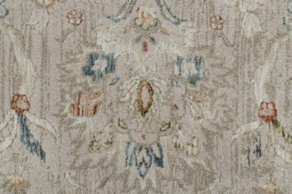 Hudson Traditional Beige Oriental High-Low Rug
