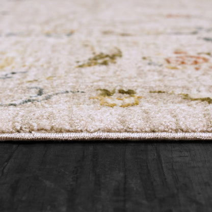 Hudson Traditional Beige Oriental High-Low Rug