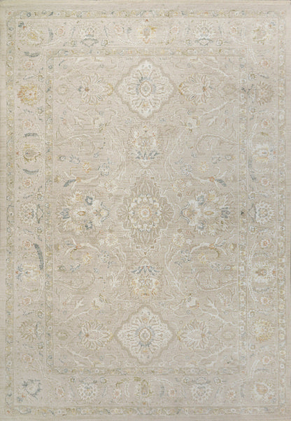 Hudson Traditional Beige Oriental High-Low Rug