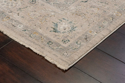 Hudson Traditional Beige/Ivory Oriental High-Low Rug