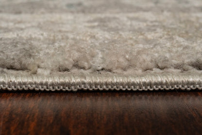 Hudson Traditional Beige/Grey Oriental High-Low Rug