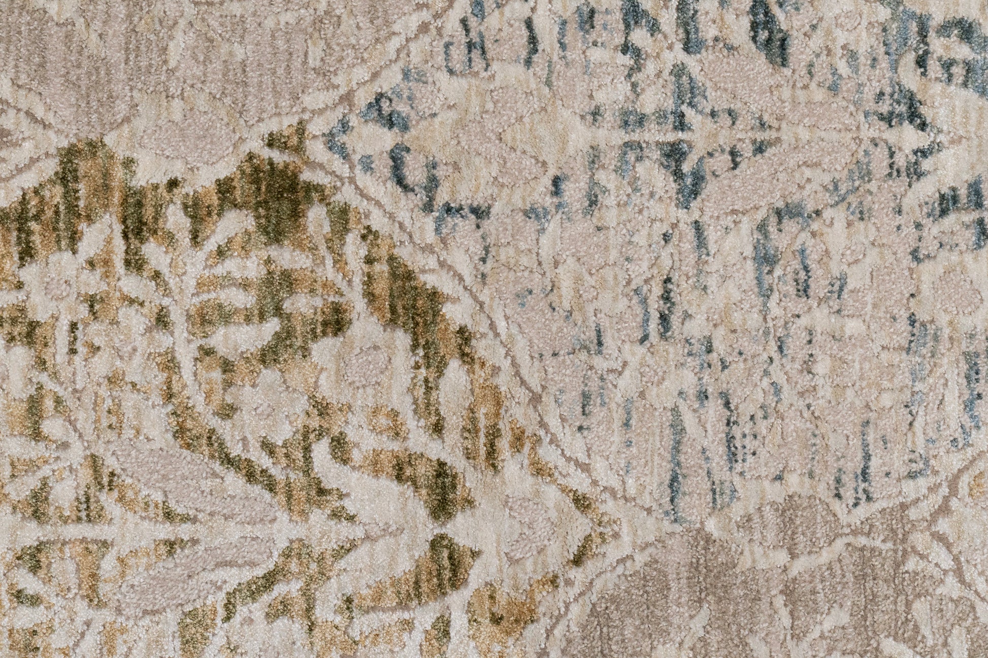 Hudson Transitional Beige/Multi Oriental High-Low Rug