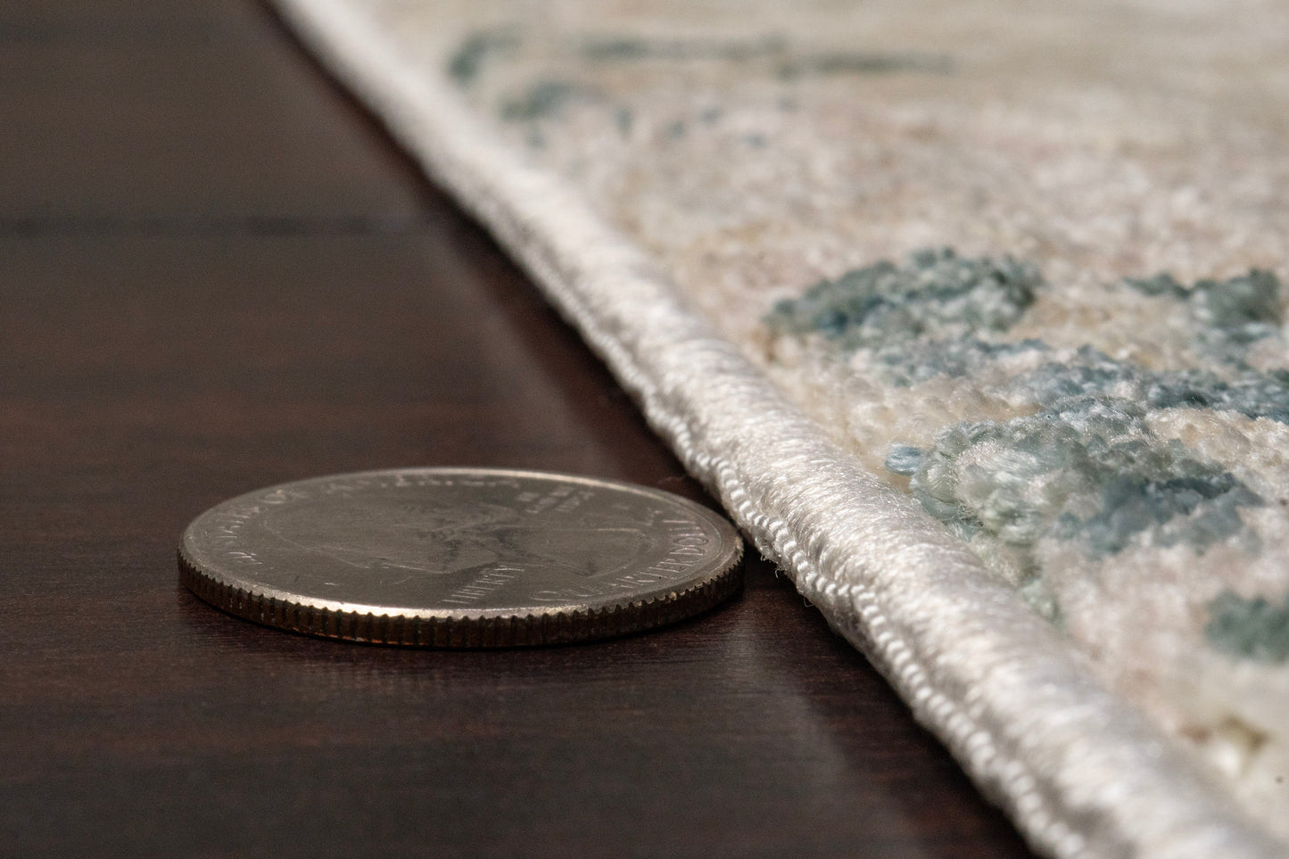 Hudson Transitional Beige/Multi Oriental High-Low Rug