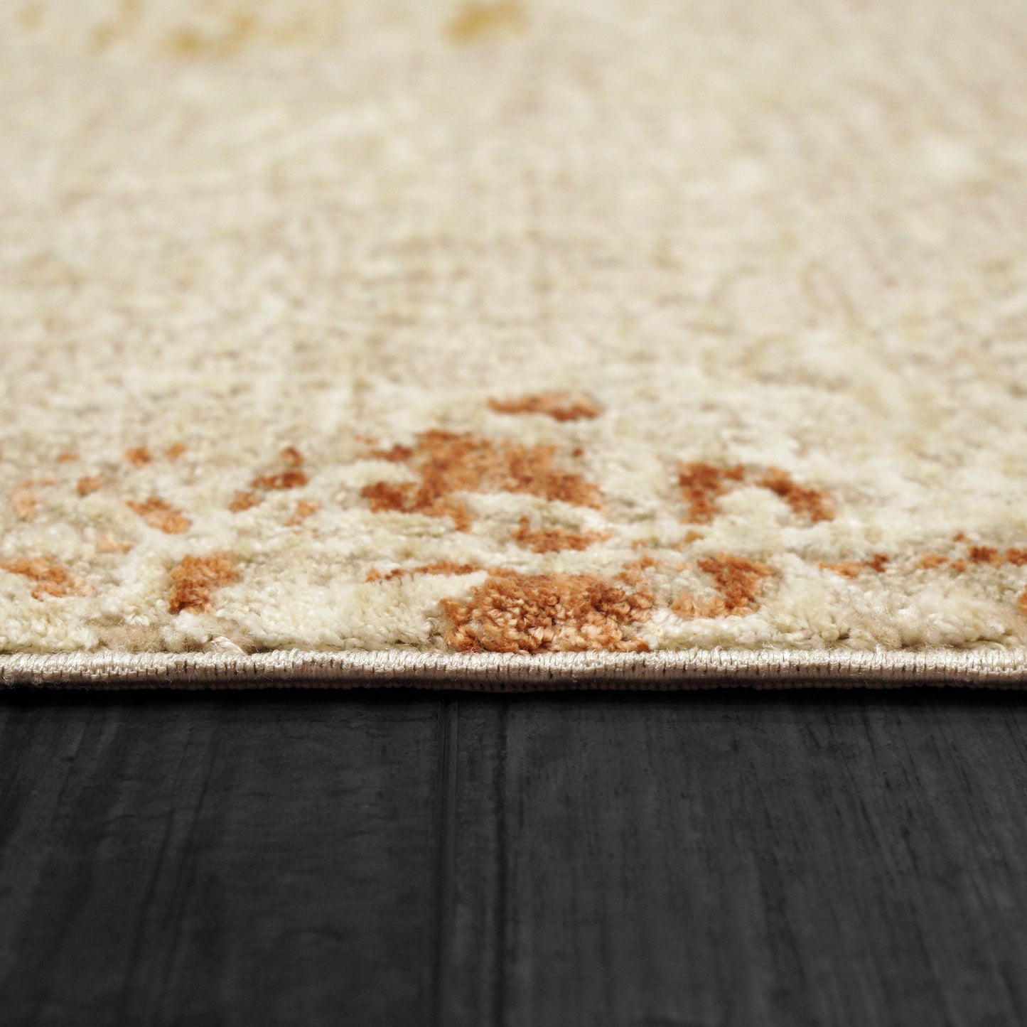 Hudson Transitional Beige/Multi Oriental High-Low Rug